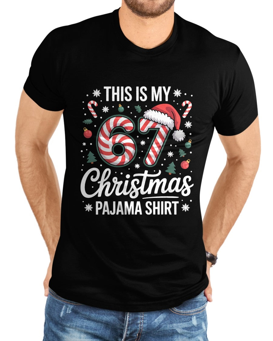This My 67 Christmas Pajama 67 Meme Gen Alpha Boys Girls T-Shirt - Christmas Unisex T-Shirt/Hoodie/Sweatshirt - HNDS00