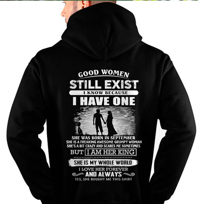 SEPTEMBER - GOOD WOMEN STILL EXIST - PERFECT GIFT FROM WIFE, GIRLFRIEND - MTNN09 (SKU2604-293-09)