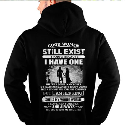 OCTOBER - GOOD WOMEN STILL EXIST - PERFECT GIFT FROM WIFE, GIRLFRIEND - MTNN10 (SKU2604-293-10)