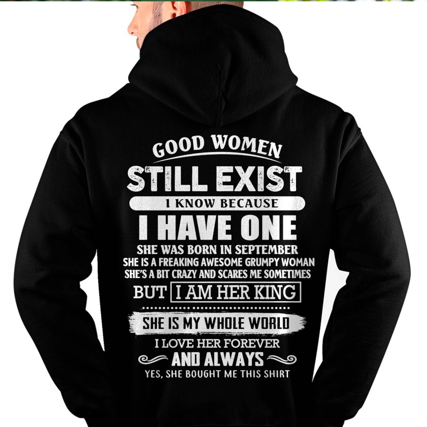SEPTEMBER - GOOD WOMEN STILL EXIST - PERFECT GIFT FROM WIFE, GIRLFRIEND - MTNN09 (SKU12-306-09)