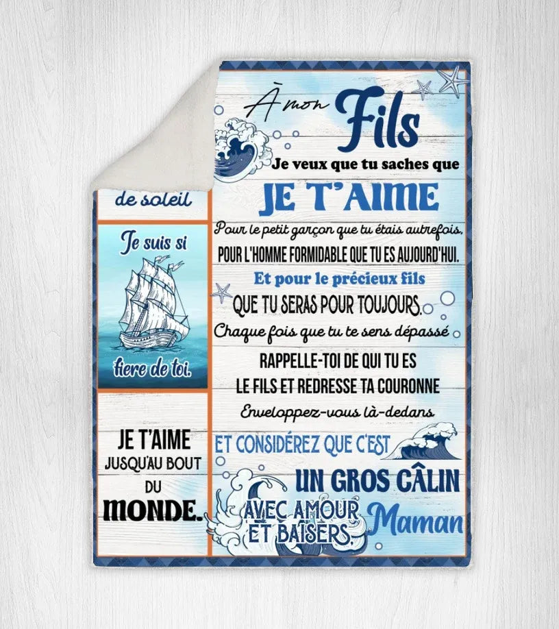Cadeau Spécial Pour Ton Fils Couverture - De Maman
