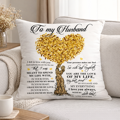 To My Husband Pillow – A Little Comfort From Wife