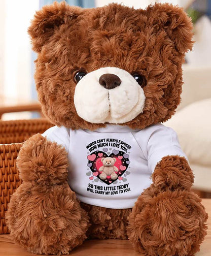 TO MY LOVE - TEDDY BEAR, PERFECT GIFT FOR YOUR SOULMATE - MTNN00 (SKUTB-GAU-03)
