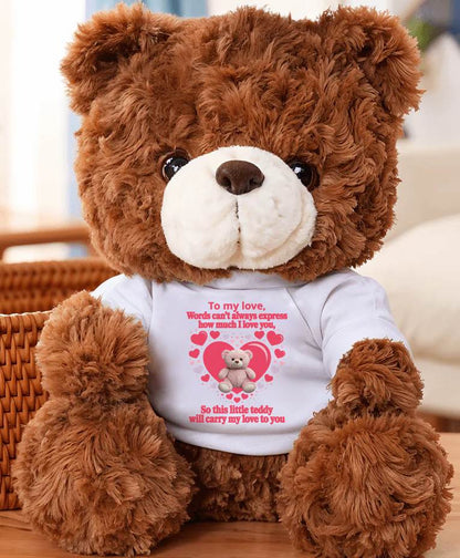 TO MY LOVE - TEDDY BEAR, PERFECT GIFT FOR YOUR SOULMATE - MTNN00