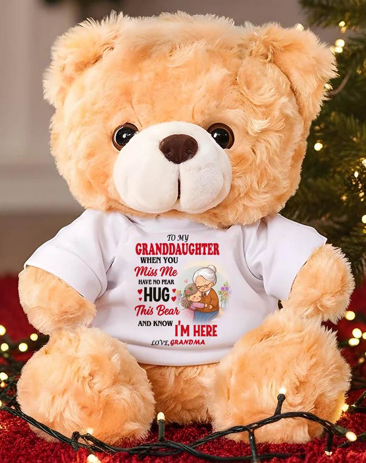 TO MY GRANDDAUGHTER - TEDDY BEAR, A BIG HUG FROM GRANDMA - HNDS00
