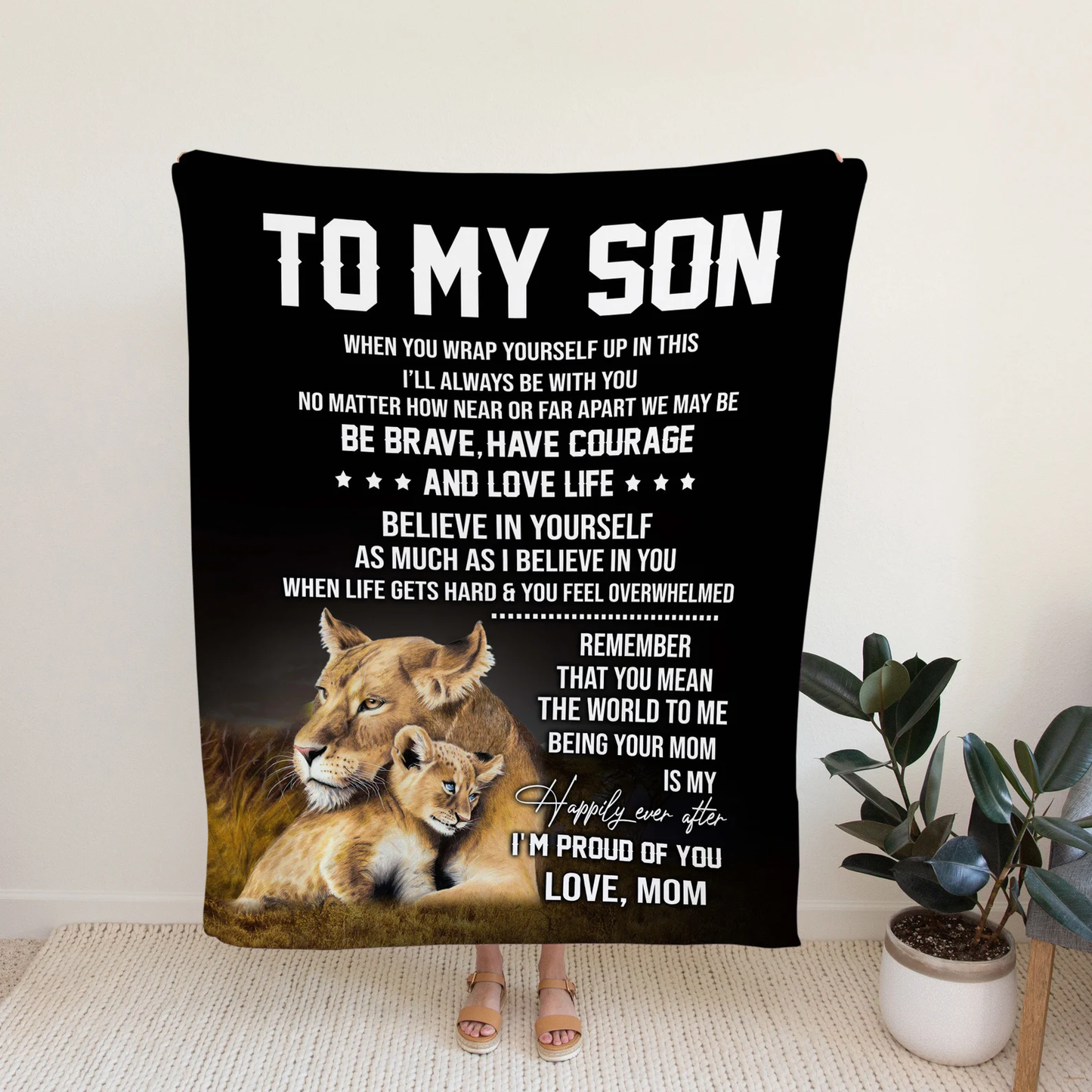 Special Gift For Your Son Blanket - From Mom