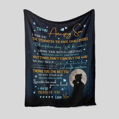Special Gift For Your Son Blanket - From Mom