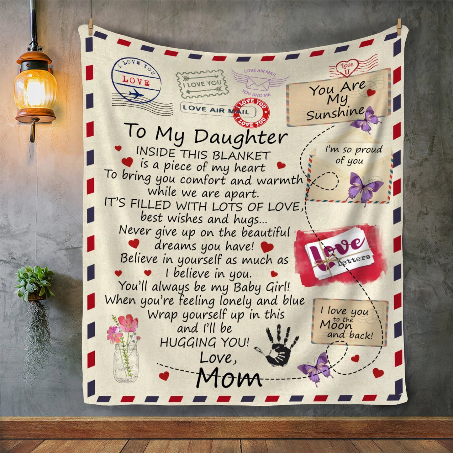 Special Gift For Daughter Blanket - From Mom