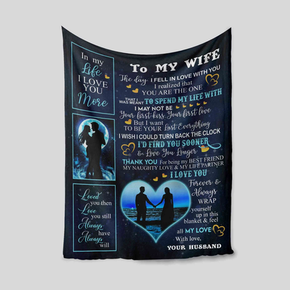 Special Gift For Wife Blanket - From Husband