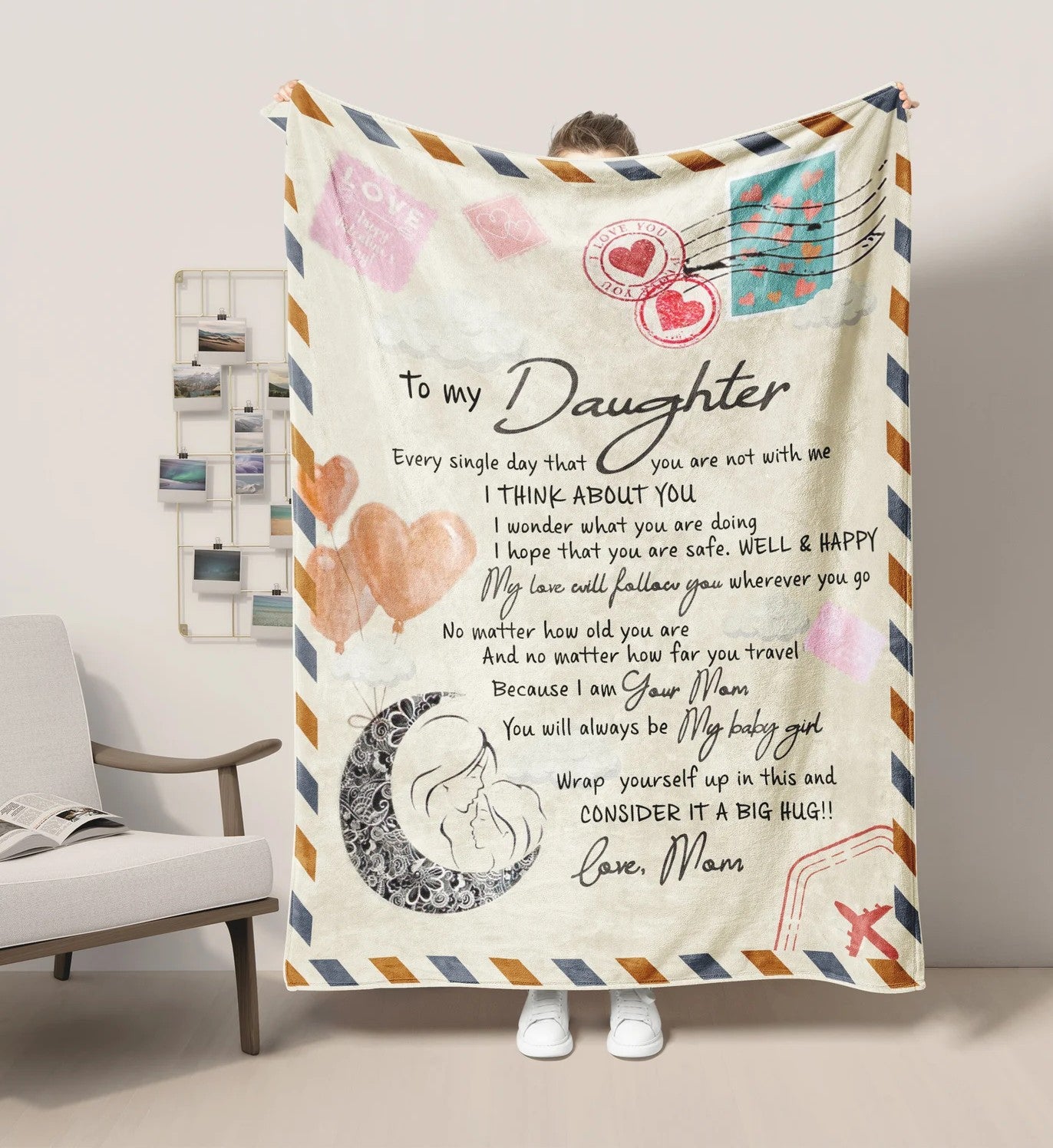 Special Gift For Your Daughter Blanket - From Mom