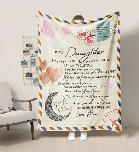 Special Gift For Your Daughter Blanket - From Mom