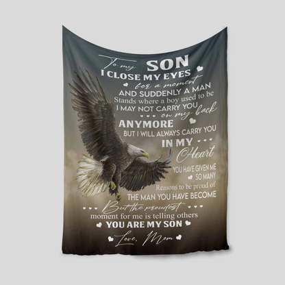 Special Gift For Your Son Blanket - From Mom