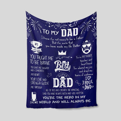 Special Gift For Your Dad Blanket - From Son