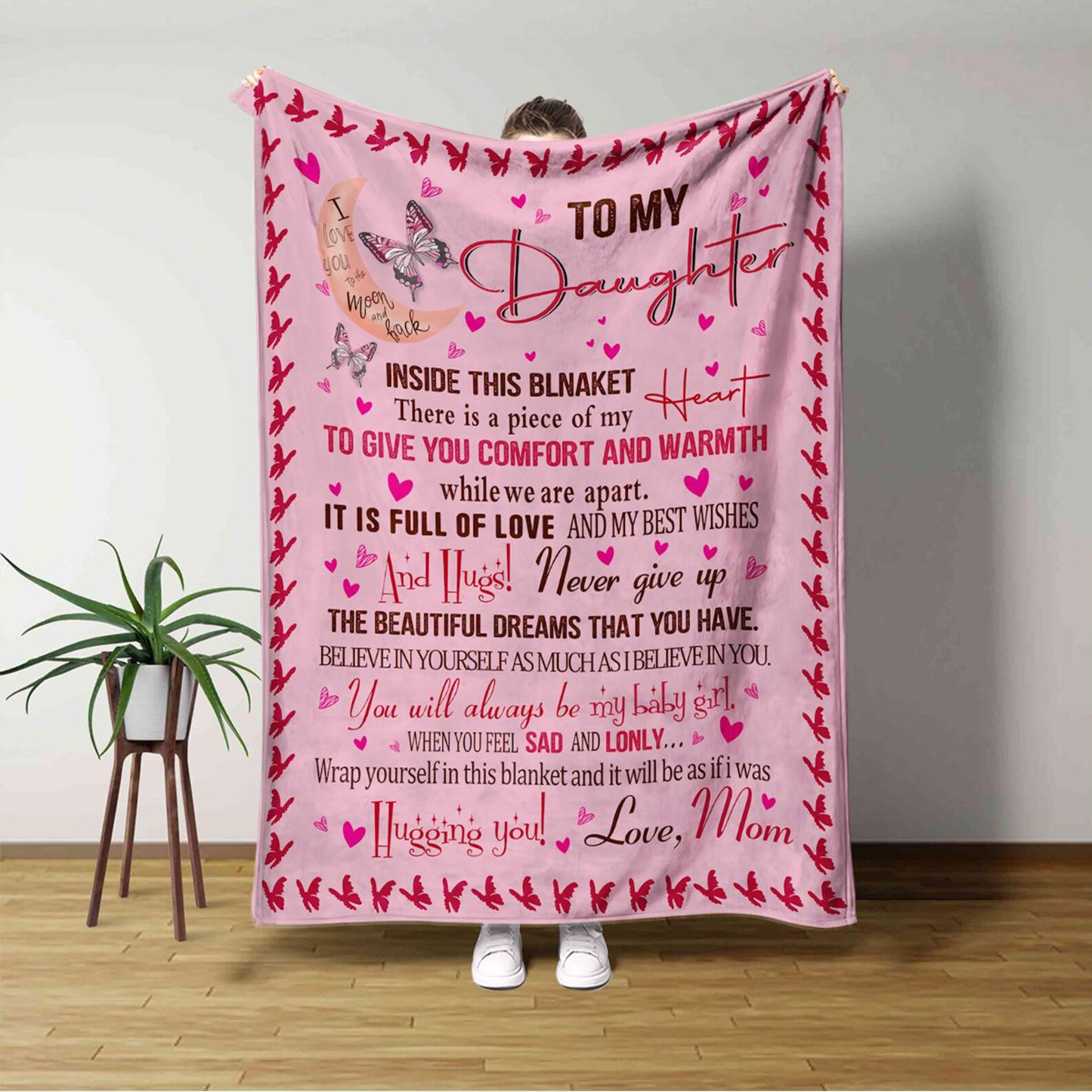 Special Gift For Your Daughter Blanket - From Mom