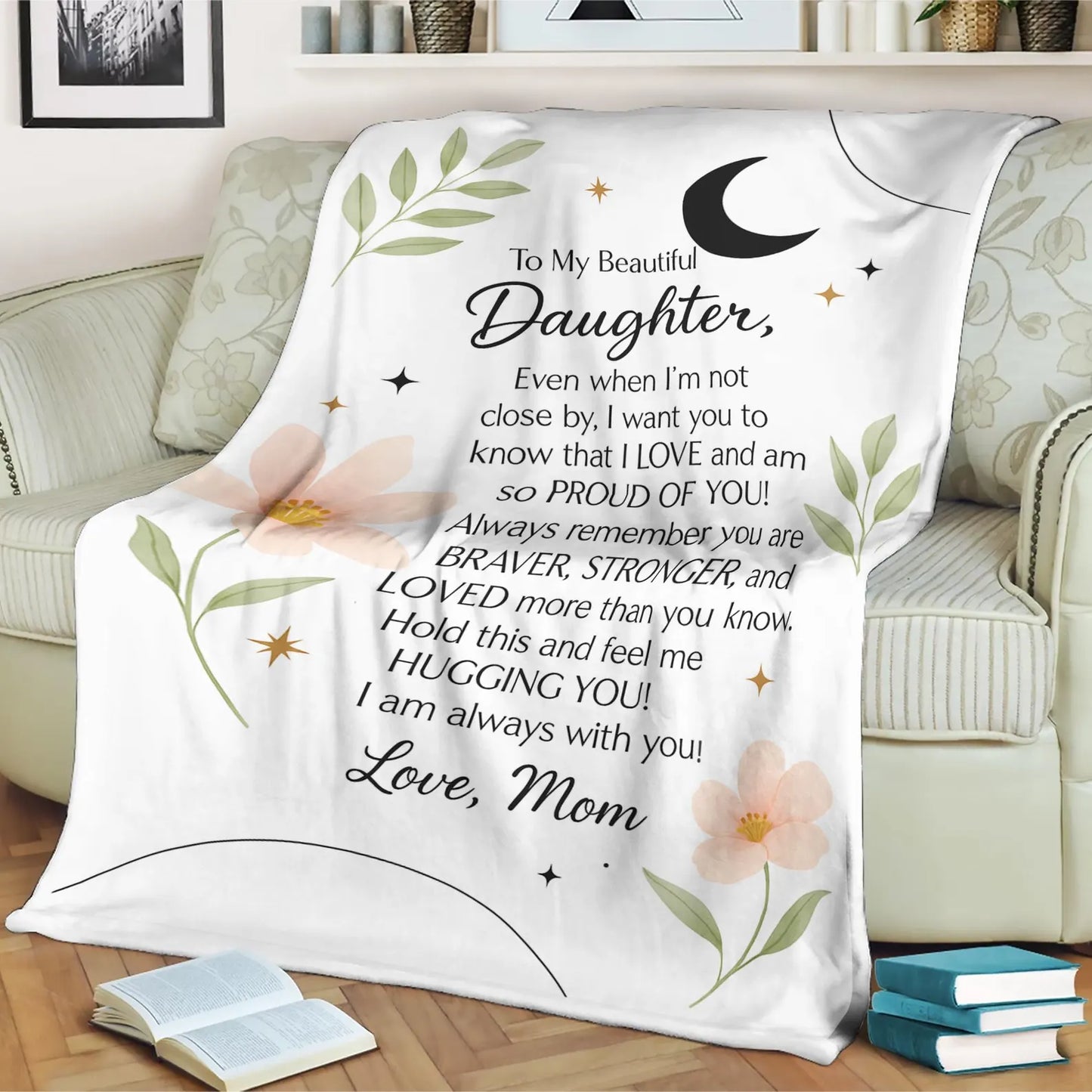 Special Gift For Your Mom Blanket - From Daughter