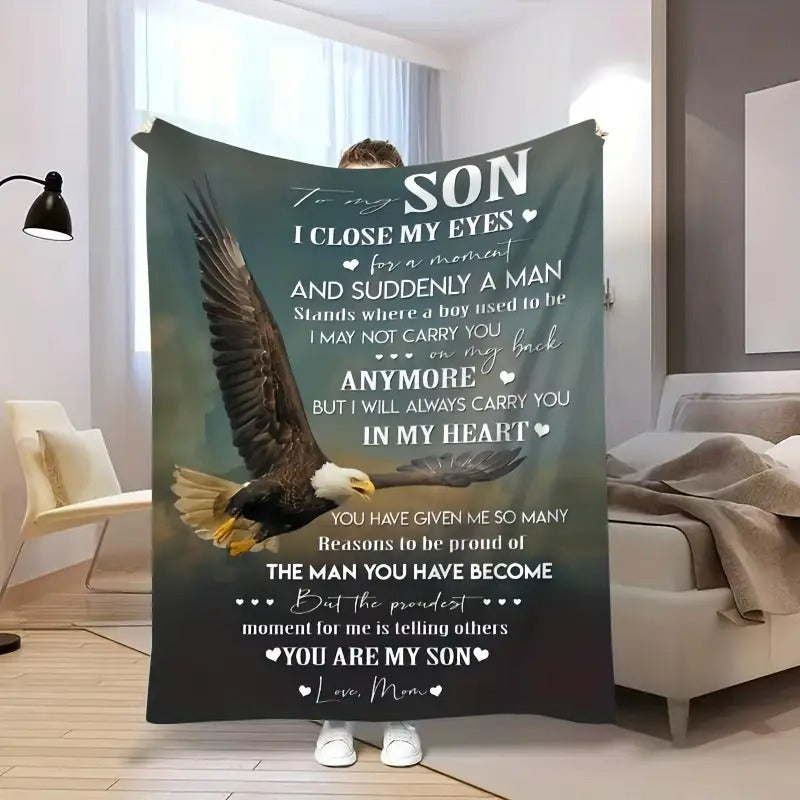 Special Gift For Your Son Blanket - From Mom