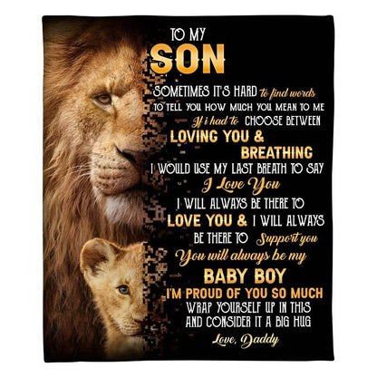Special Gift For Your Son Blanket - From Dad