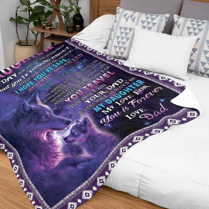 Special Gift For Your Daughter Blanket - From Dad