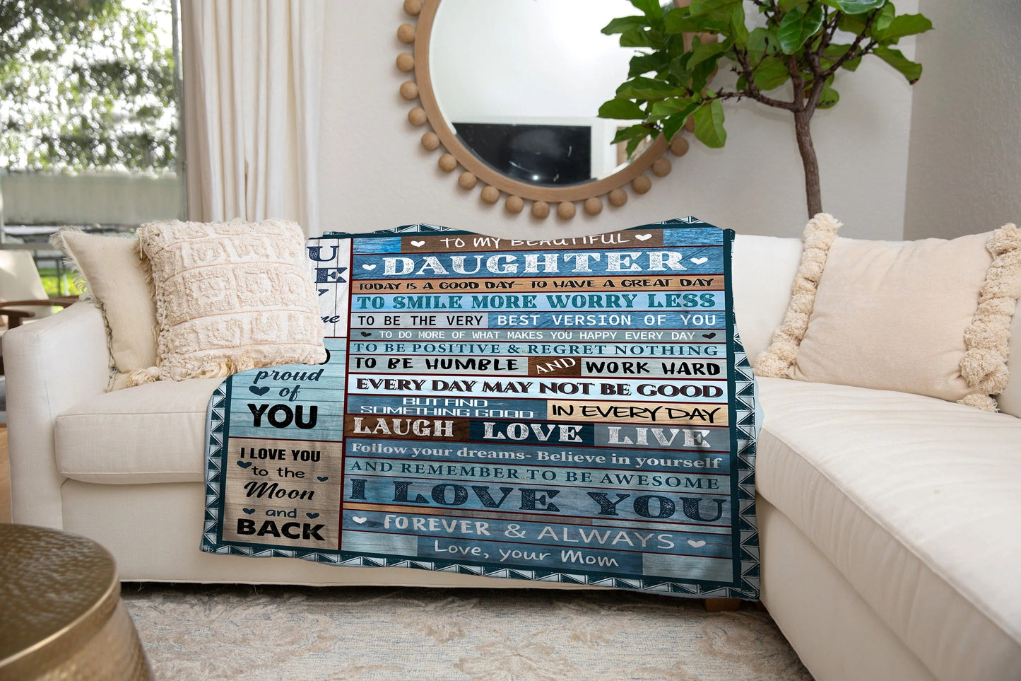 Special Gift For Your Daughter Blanket - From Mom
