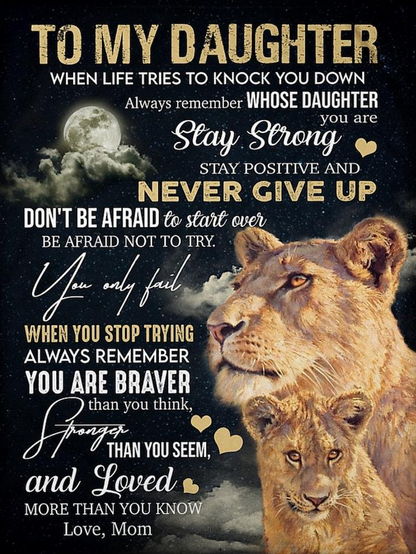 To My Little Girl – A Tender Message from Mom