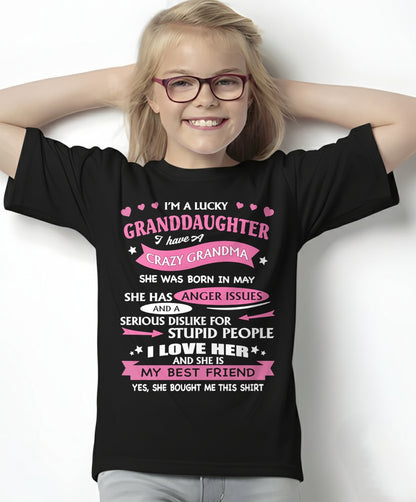 MAY - I'M A LUCKY GRANDDAUGHTER - T-Shirt/Hoodie/Sweatshirt - HNDS05