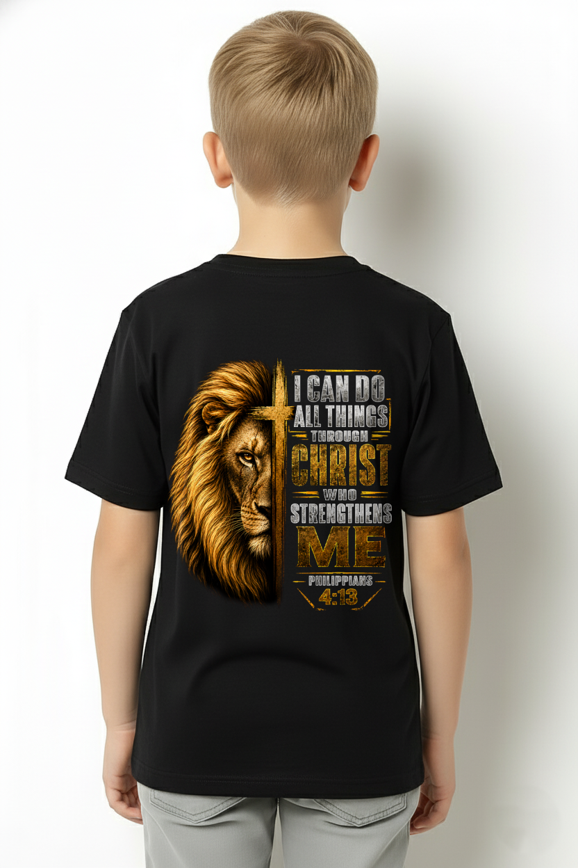 I CAN DO ALL THINGS THROUGH CHRIST - T-SHIRT FOR MEN  - MTNN00 (SKU2605-313)
