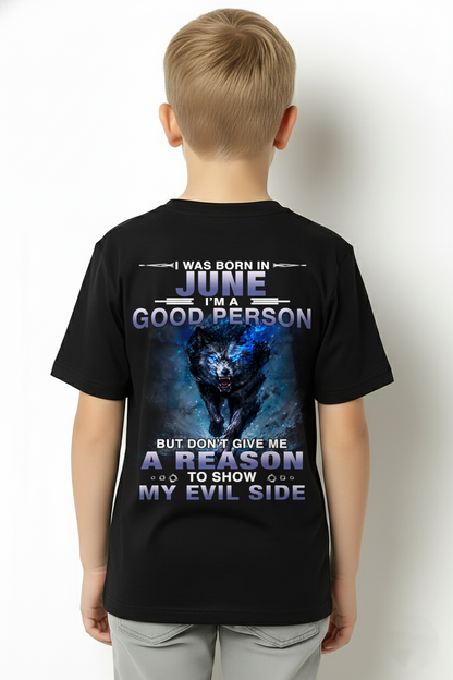 JUNE – GOOD PERSON UNTIL PROVOKED - T-SHIRT FOR MEN - MTNN06 (SKU2605-386-06)