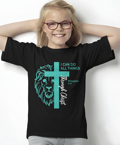 I CAN DO ALL THINGS THROUGH CHRIST – PHILIPPIANS 4:13 - T-SHIRT FOR WOMEN - MTNN00 (SKU2605-390)
