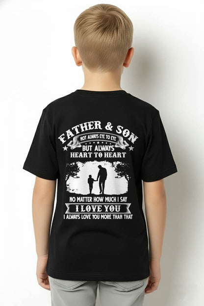 FATHER & SON - T SHIRT- GIFT FROM DAD -MTNN00 (SKU2606-130)