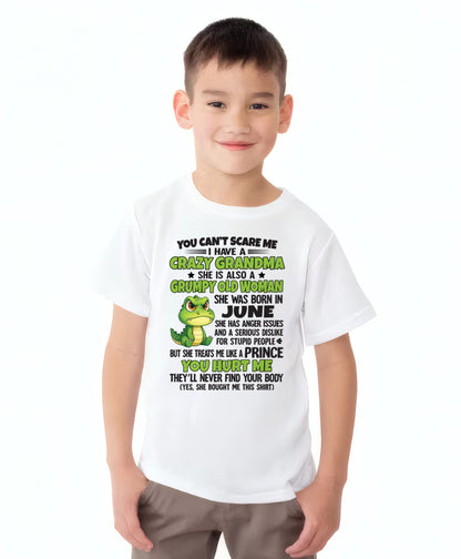JUNE - YOU CAN'T SCARE ME - FOR GRANDSON - GIFT FROM GRANDMA - HNDS06 (SKU09-85-06)