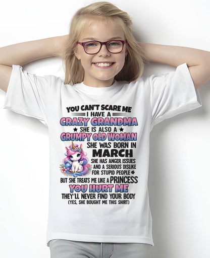 MARCH - YOU CAN'T SCARE ME - GIFT FROM GRANDMA - HNDS03 (SKU09-106-03)