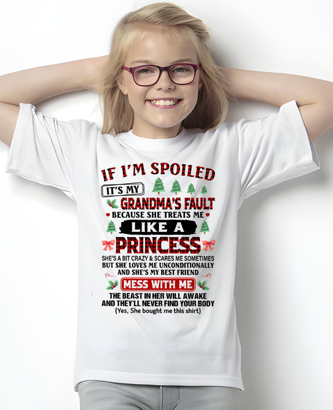 CHRISTMAX T-SHRIT FOR GRANDDAUGHTER - GIFT FROM GRANDMA - MTNN00
