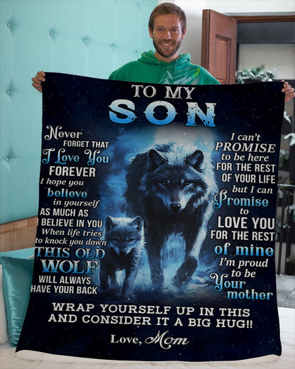 Special Gift For Your Son Blanket - From Mom (SKUB11-115)