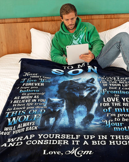 Special Gift For Your Son Blanket - From Mom