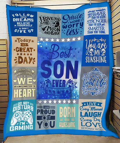 To My Son Blanket – Carries All My Love From Dad