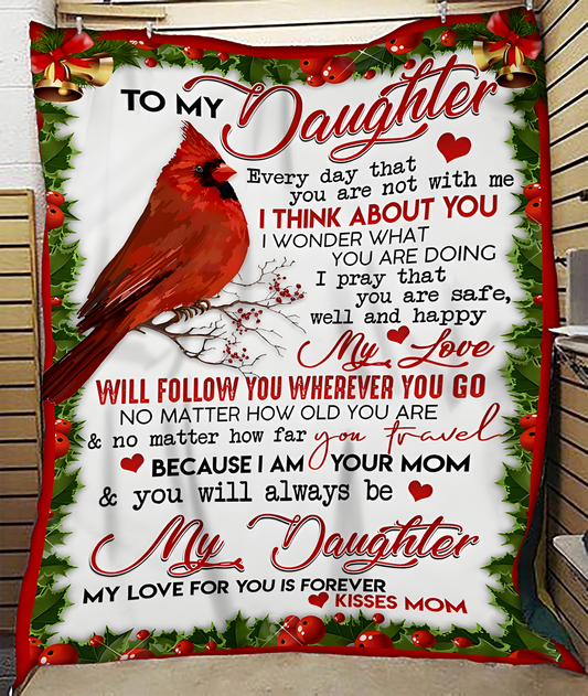 BLANKET FOR DAUGHTER – COMFORT & WARMTH GIFT NTTD00 (SKUB-CHRISTMAS4)