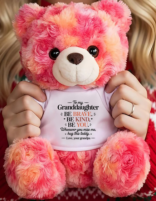 TO MY GRANDDAUGHTER - TEDDY BEAR, A BIG HUG FROM GRANDPA - MTNN00