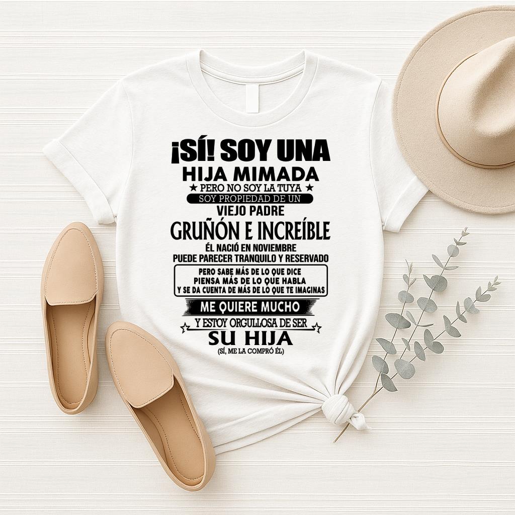 (Noviembre) Padre Increíble - Regalo especial para hija - T11 (Sku.TbnA16)
