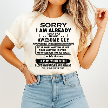 Awesome Guy - Perfect gift for your girlfriend or wife from husband - HNDS00 (SKUT08-11-00)