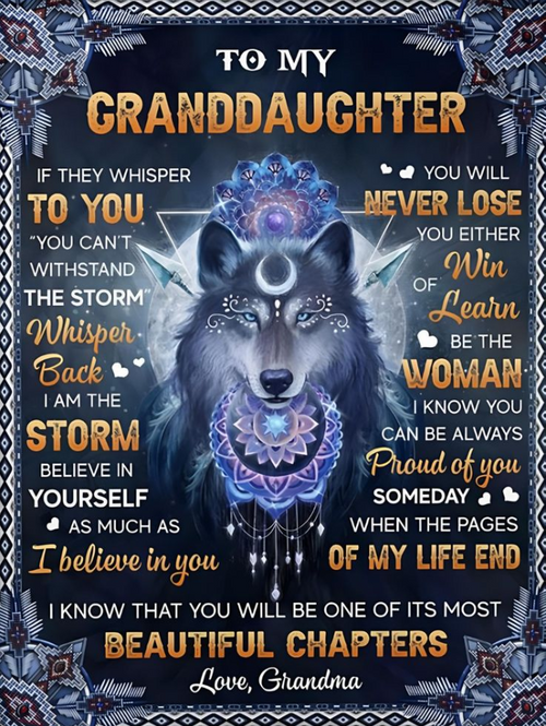 BLANKET FOR GRANDDAUGHTER FROM GRANDMA FULL