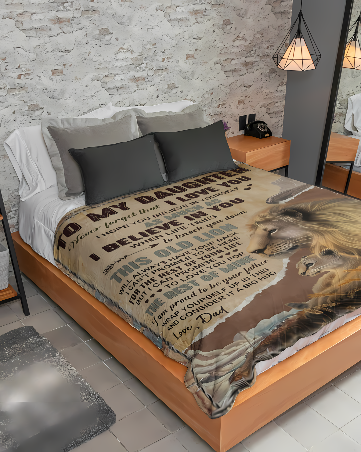 Special Gift For Your Daughter Blanket - From Dad (SKUB11-144)