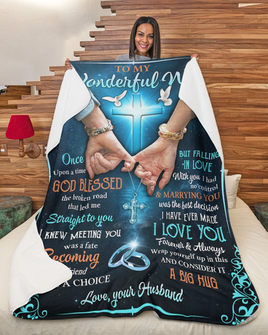 Special Gift For Your Wife Blanket - From Husband (SKUB07-168)