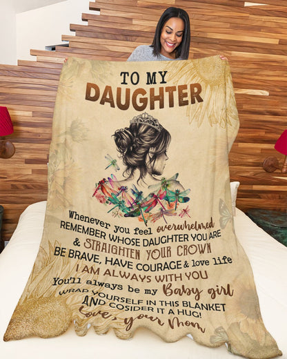 Special Gift For Your Daughter Blanket - From Mom
