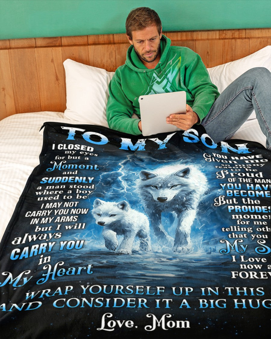 Special Gift For Your Son Blanket - From Mom (SKUB11-131)