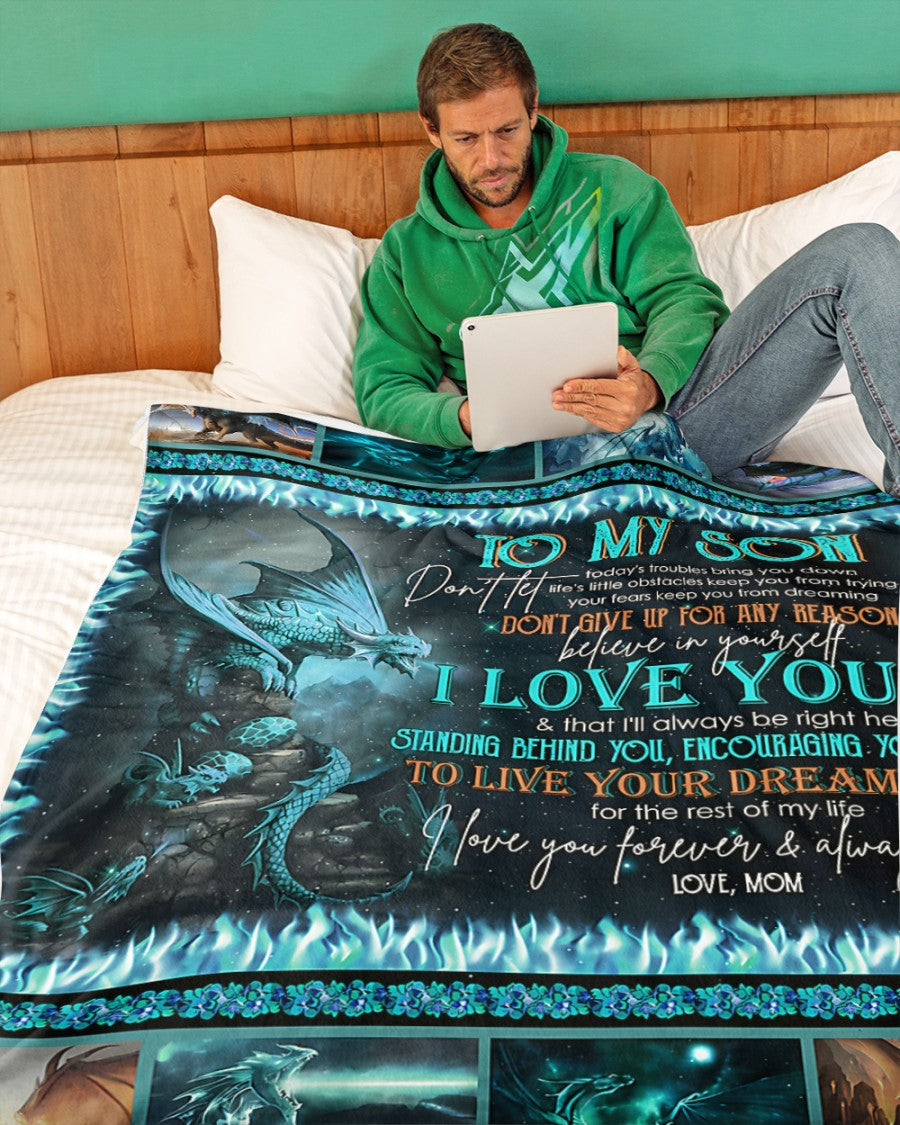 Special blanket for Son - From Mom blanket