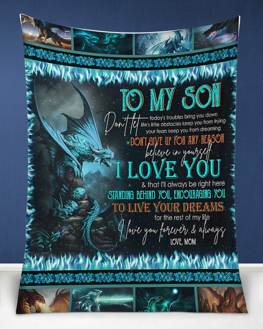 Special blanket for Son - From Mom blanket