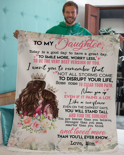 Special blanket for Daughter - From Mom blanket (SKUB06-120)