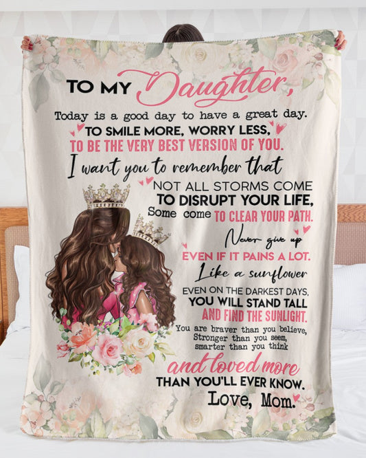 Special blanket for Daughter - From Mom blanket (SKUB06-120)