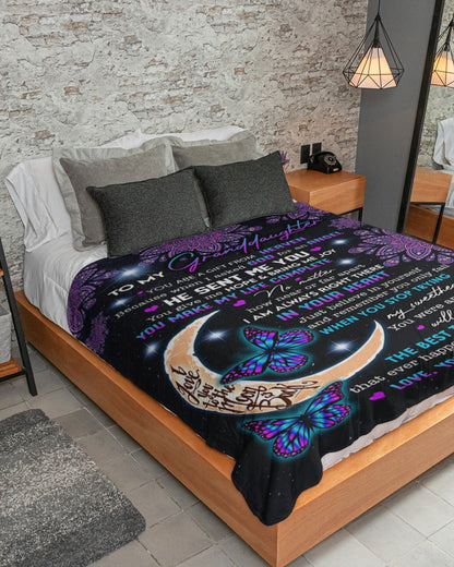 Special Gift For Your Granddaughter Blanket - From Grandpa