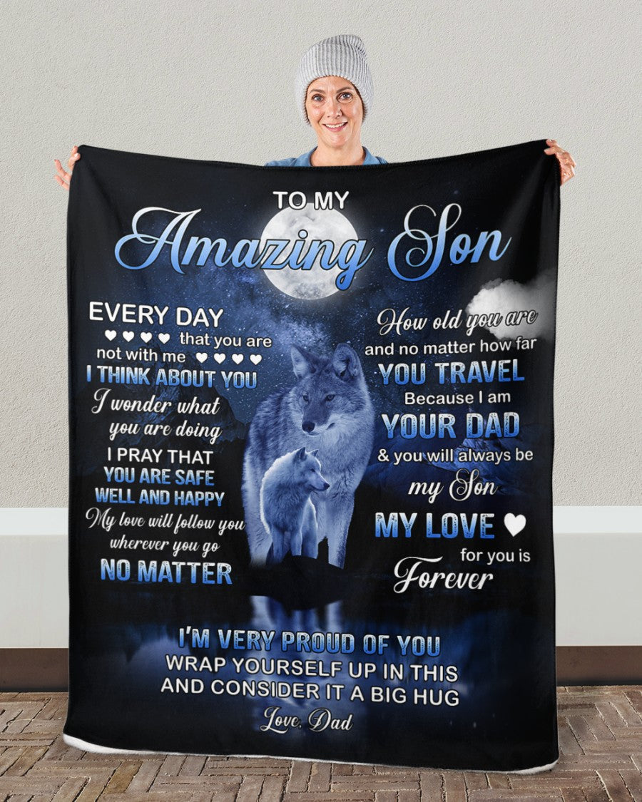 Special blanket for Son - From Dad blanket